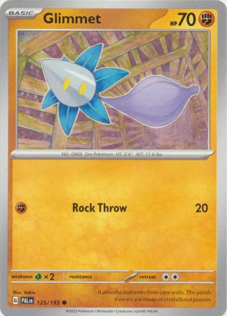Pokemon - Glimmet - 125/193 - Common - Scarlet &amp; Violet: Paldea Evolved Series - Top CollectiblesCollectible CardsPokémon