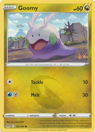 Pokemon - Goomy - 132/196 - Common - Sword &amp; Shield: Lost Origin Series - Top CollectiblesCollectible CardsPokémon