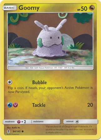 Pokemon - Goomy - 94/145 - Common - Sun & Moon: Guardians Rising Series - Top CollectiblesCollectible CardsPokémon