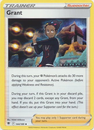 Pokemon - Grant - 144/189 - Uncommon - Sword &amp; Shield: Astral Radiance Series - Top CollectiblesCollectible CardsPokémon