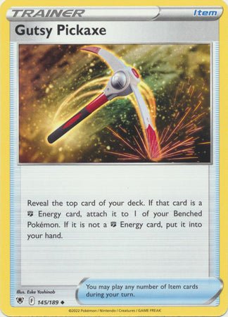 Pokemon - Gutsy Pickaxe - 145/189 - Uncommon - Sword &amp; Shield: Astral Radiance Series - Top CollectiblesCollectible CardsPokémon