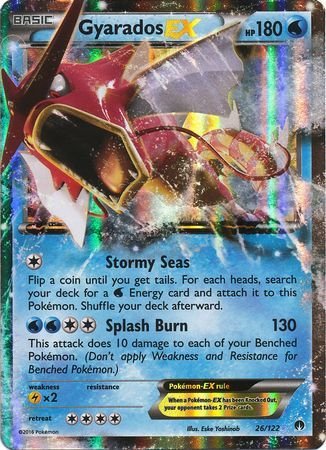 Pokemon - Gyarados EX - 26/122 - Ultra Rare - XY: Breakpoint Series - Top CollectiblesCollectible CardsPokémon