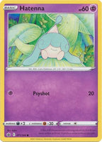 Pokemon - Hatenna - 071/198 - Common - Sword & Shield: Chilling Reign Series - Top CollectiblesCollectible CardsPokémon