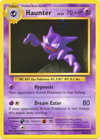 Pokemon - Haunter - 48/108 - Uncommon - XY: Evolutions Series - Top CollectiblesCollectible CardsPokémon