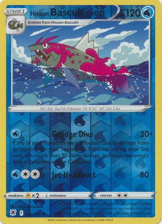 Pokemon - Hisuian Basculegion - 044/189 - Rare Reverse Holo - Sword &amp; Shield: Astral Radiance Series - Top CollectiblesCollectible CardsPokémon