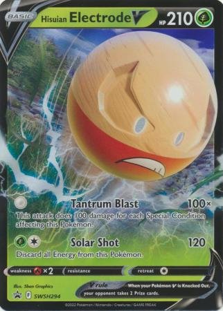 Pokemon - Hisuian Electrode V - SWSH294 - Promo - Sword & Shield Series - Top CollectiblesCollectible CardsPokémon