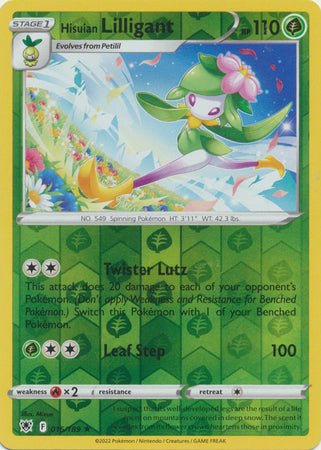 Pokemon - Hisuian Lilligant - 016/189 - Holo Rare Reverse Holo - Sword &amp; Shield: Astral Radiance Series - Top CollectiblesCollectible CardsPokémon