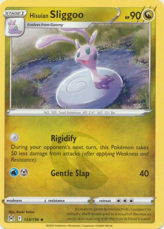 Pokemon - Hisuian Sliggoo - 133/196 - Uncommon - Sword &amp; Shield: Lost Origin Series - Top CollectiblesCollectible CardsPokémon