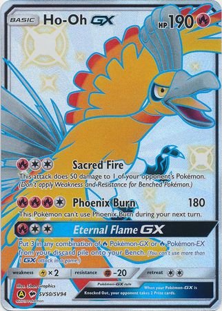 Pokemon - Ho - Oh GX - SV50/SV94 - Shiny Ultra Rare - Hidden Fates Series - Top CollectiblesCollectible CardsPokémon