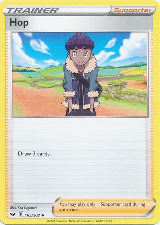Pokemon - Hop - 165/202 - Uncommon - Sword &amp; Shield: Base Set Series - Top CollectiblesCollectible CardsPokémon