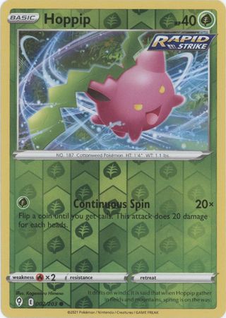 Pokemon - Hoppip - 002/203 - Common Reverse Holo - Sword &amp; Shield: Evolving Skies Series - Top CollectiblesCollectible CardsPokémon