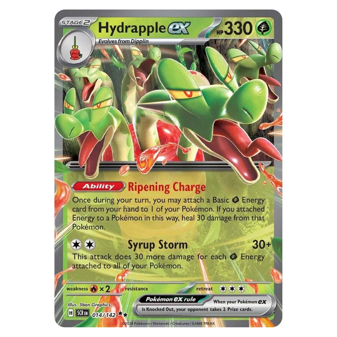 Pokemon - Hydrapple ex - 14 - Double Rare - Stellar Crown - Top CollectiblesPokémon SinglePokémon