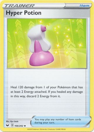 Pokemon - Hyper Potion - 166/202 - Uncommon - Sword & Shield: Base Set Series - Top CollectiblesCollectible CardsPokémon