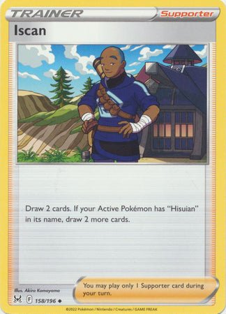 Pokemon - Iscan - 158/196 - Uncommon - Sword &amp; Shield: Lost Origin Series - Top CollectiblesCollectible CardsPokémon