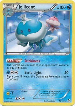 Pokemon - Jellicent - 45/149 - Rare - Black &amp; White: Boundaries Crossed Series - Top CollectiblesCollectible CardsPokémon