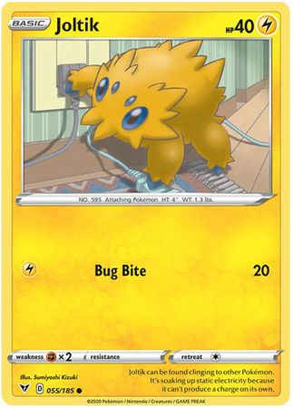 Pokemon - Joltik - 055/185 - Common - Sword & Shield: Vivid Voltage Series - Top CollectiblesCollectible CardsPokémon