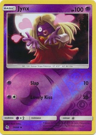 Pokemon - Jynx - 30/68 - Uncommon Reverse Holo - Hidden Fates Series - Top CollectiblesCollectible CardsPokémon