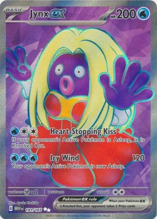 Pokemon - Jynx ex - 191/165 - Full Art Secret Rare - Scarlet & Violet: 151 Series - Top CollectiblesCollectible CardsPokémon