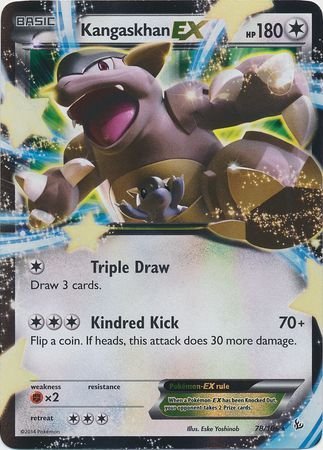 Pokemon - Kangaskhan EX - 78/106 - Ultra Rare - XY: Flashfire Series - Top CollectiblesCollectible CardsPokémon