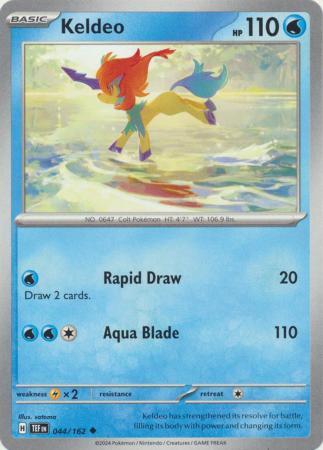 Pokemon - Keldeo - 044/162 - Uncommon - Scarlet & Violet: Temporal Forces Singles - Top CollectiblesCollectible CardsPokémon