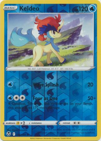 Pokemon - Keldeo - 046/195 - Rare Reverse Holo - Sword & Shield: Silver Tempest Series - Top CollectiblesCollectible CardsPokémon