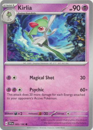 Pokemon - Kirlia - 085/198 - Common - Scarlet &amp; Violet (Base Set) Series - Top CollectiblesCollectible CardsPokémon