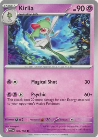 Pokemon - Kirlia - 085/198 - Common - Scarlet & Violet (Base Set) Series - Top CollectiblesCollectible CardsPokémon