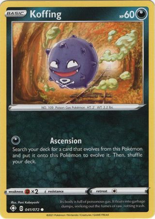 Pokemon - Koffing - 041/072 - Common - Shining Fates Series - Top CollectiblesCollectible CardsPokémon