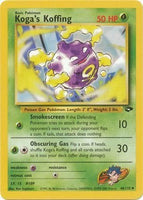 Pokemon - Koga's Koffing - 48/132 - Uncommon Unlimited - Gym Challenge Series - Top CollectiblesCollectible CardsPokémon