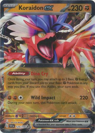 Pokemon - Koraidon ex - 125/198 - Ultra Rare - Scarlet &amp; Violet: Base Set Series - Top CollectiblesCollectible CardsPokémon