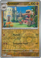 Pokemon - Krokorok - 116/198 - Common Reverse Holo - Scarlet & Violet (Base Set) Series - Top CollectiblesCollectible CardsPokémon