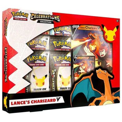 Pokemon - Lance's Charizard V Collection Box - Celebrations Series - Top CollectiblesCollectible CardsPokémon