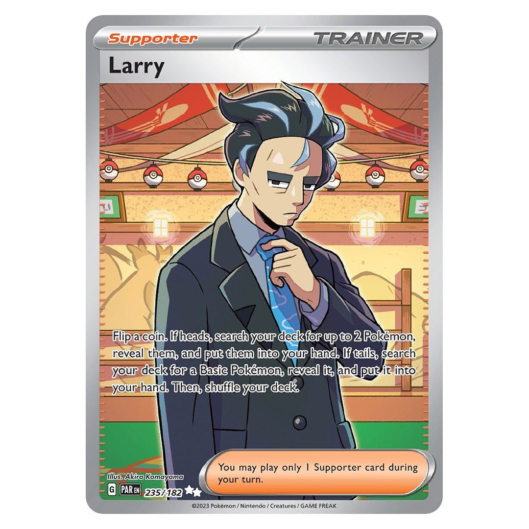 Pokemon - Larry - 235 - Ultra Rare - Paradox Rift - Top CollectiblesPokémon SinglePokémon