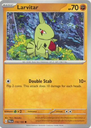 Pokemon - Larvitar - 110/193 - Common - Scarlet &amp; Violet: Paldea Evolved Series - Top CollectiblesCollectible CardsPokémon