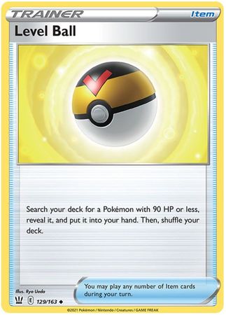 Pokemon - Level Ball - 129/163 - Uncommon - Sword &amp; Shield: Battle Styles Singles - Top CollectiblesCollectible CardsPokémon