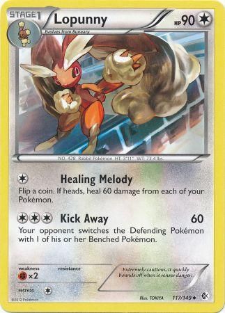 Pokemon - Lopunny - 117/149 - Uncommon - Black &amp; White: Boundaries Crossed Series - Top CollectiblesCollectible CardsPokémon