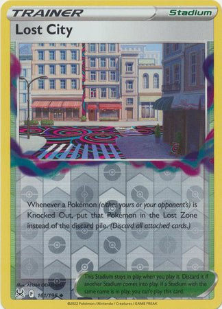 Pokemon - Lost City - 161/196 - Uncommon Reverse Holo - Sword &amp; Shield: Lost Origin Series - Top CollectiblesCollectible CardsPokémon