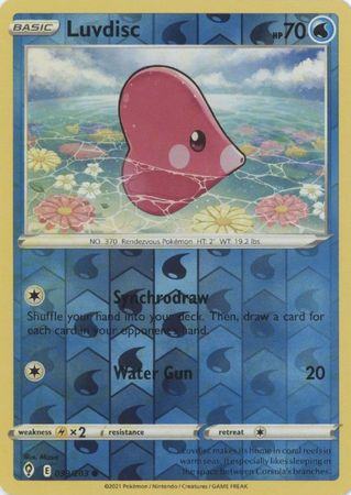 Pokemon - Luvdisc - 039/203 - Common Reverse Holo - Sword &amp; Shield: Evolving Skies Series - Top CollectiblesCollectible CardsPokémon
