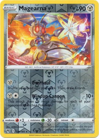 Pokemon - Magearna - 128/185 - Holo Rare Reverse Holo - Sword & Shield: Vivid Voltage Series - Top CollectiblesCollectible CardsPokémon