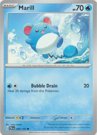 Pokemon - Marill - 044/193 - Common - Scarlet &amp; Violet: Paldea Evolved Series - Top CollectiblesCollectible CardsPokémon