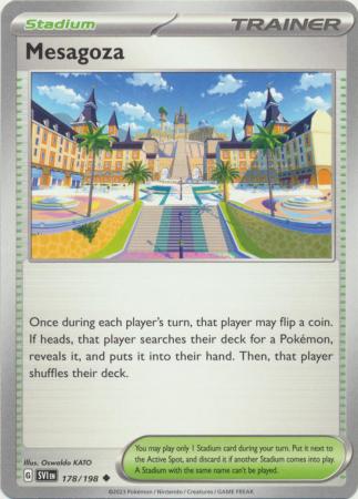 Pokemon - Mesagoza - 178/198 - Uncommon - Scarlet & Violet (Base Set) Series - Top CollectiblesCollectible CardsPokémon