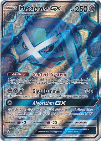 Pokemon - Metagross GX - 139/145 - Full Art Ultra Rare - Sun & Moon: Guardians Rising Series - Top CollectiblesCollectible CardsPokémon