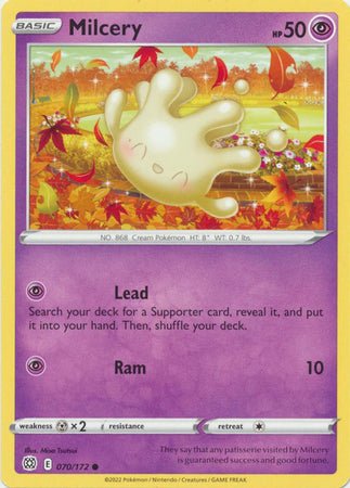 Pokemon - Milcery - 070/172 - Common - Sword &amp; Shield: Brilliant Stars Series - Top CollectiblesCollectible CardsPokémon
