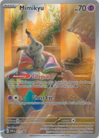 Pokemon - Mimikyu - SVP075 - Illustration Rare Promo - Scarlet & Violet Series - Top CollectiblesCollectible CardsPokémon