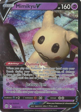 Pokemon - Mimikyu V - 068/172 - Ultra Rare - Sword & Shield: Brilliant Stars Singles - Top CollectiblesCollectible CardsPokémon