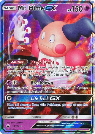 Pokemon - Mr. Mime GX - 56/168 - Ultra Rare - Sun & Moon: Celestial Storm Series - Top CollectiblesCollectible CardsPokémon