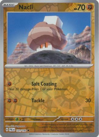 Pokemon - Nacli - 121/193 - Common Reverse Holo - Scarlet &amp; Violet: Paldea Evolved Series - Top CollectiblesCollectible CardsPokémon