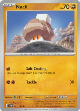 Pokemon - Nacli - 121/193 - Common - Scarlet &amp; Violet: Paldea Evolved Series - Top CollectiblesCollectible CardsPokémon
