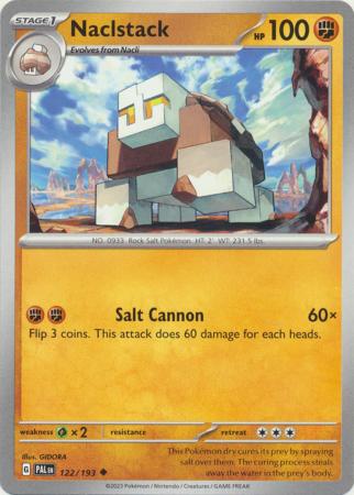 Pokemon - Naclstack - 122/193 - Uncommon - Scarlet &amp; Violet: Paldea Evolved Series - Top CollectiblesCollectible CardsPokémon