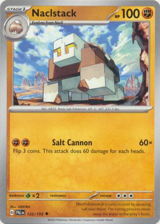 Pokemon - Naclstack - 122/193 - Uncommon - Scarlet & Violet: Paldea Evolved Series - Top CollectiblesCollectible CardsPokémon